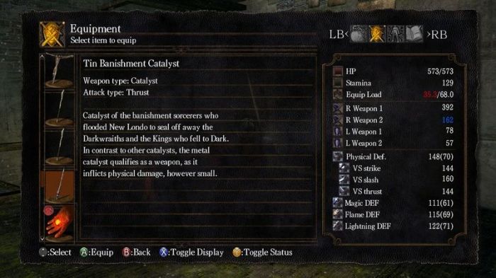 Dark Souls' use of item descriptions is just one way that developer From Software was able to push plot and exposition forward without wasting the player's time. 